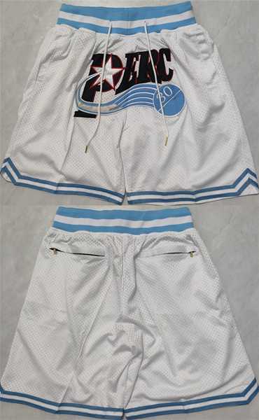 Mens Space Jam Tune Squad White Shorts (Run Small)->->NBA Jersey